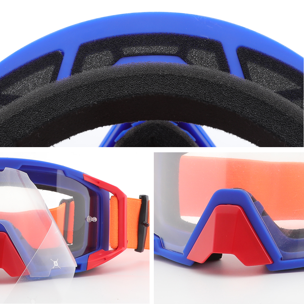 Tear Off Anti Fog UV400 Motocross Goggles - Bang Long