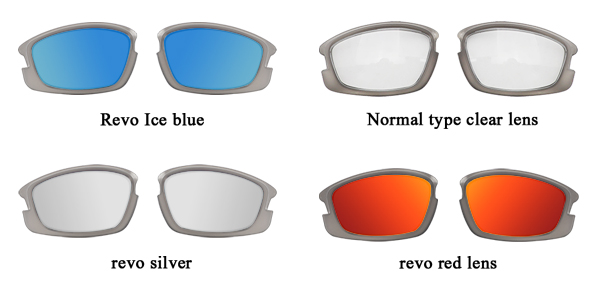 TR Square Replacement Lens Sport Solbriller For Resept - Bang Long