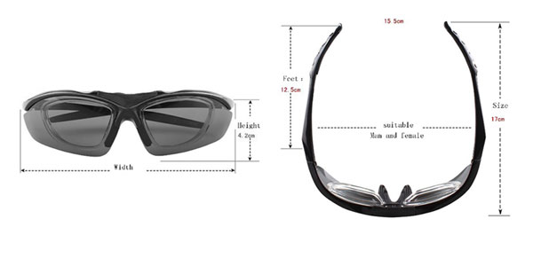 Multi Interchangeable Lenses Sports Solbriller For Sykling - Bang Long